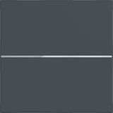 Push button cover, single, A.x/C.x, anthracite