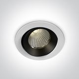 WHITE COB LED 12W WW 40deg 700mA IP65 DARK LIGHT