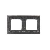 IP44 single socket outlet without frame seal - same color flap&cframe, 16A, white