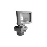 VANA LED S outdoor halogen floodlight with sensor, silver - warm white