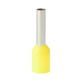 Single insulated sleeve terminal HI 2.5/10-zo yellow, Al/Cu