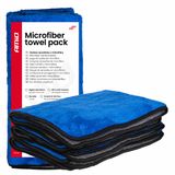 Microfiber towel pack 800gsm 60x90cm 3 pcs. AMIO-04487