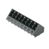 PCB plug-in connector, male header, closed side, THT/THR solder connection, 3.81 mm, Number of poles: 16, 135°, Solder pin length (l): 3.2 mm, tinned, black, Box