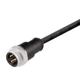 Sensor/actuator line, One end without connector, 7/8", Number of poles : 5 (4 + PE), 3 m, pin, straight, Shielded: No, LED: No, Sheath material: PUR, Halogen: No