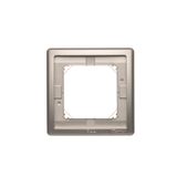 IP 44 single frame, satin, metallized