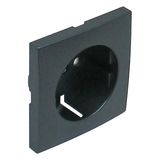 SAF COV PLAT F/EARTH SOCKET (SKO TYPE) GRAY