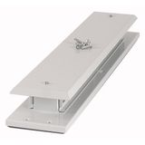 XTSZPTAV4-W425 Top plate, ventilated, W=425mm, IP42, grey