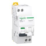 Residual current breaker with overcurrent protection (RCBO), Acti9 iCV40, 1P+N, 16 A, C Curve, 6000 A, 300 mA, AC type