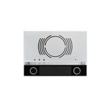 Front panel for audio outdoor station, 2 buttons, Alpha, black