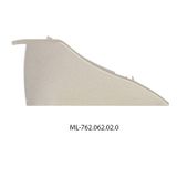 End cap for NT without hole (right), silver color, 1 pc