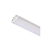 LED PROFILE J surface mounted 1m white matte acrylic/aluminum