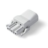NCC32S.GX2 | Coupler 3p socket, str-rel grey 10/p.