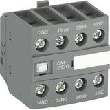 Auxiliary contact block CA4-31ERT 4-pole front mounting