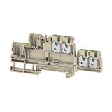 Pluggable terminal, SNAP IN, dark beige, 2.5 mm², 24 A, 800 V, Number 