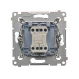Key with the "vertical" pictogram for switches and electronic controllers, Bronze matt, metalic
