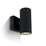 BLACK WALL 2xGU10 10W IP54