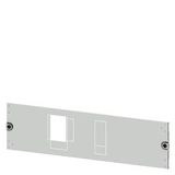 Masking frame 3VA20 (100 A), 3VA21 (160 A), 3VA22 (250 A), 3 or 4-pole, fixed-mounted,