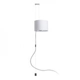 BROADWAY pendant adjustable white chrome 230V LED E27 15W
