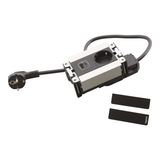 Multilink 4 modules black/metal equipped with 1 socket 2P+T SCH + 1 USB A+C + 2M cord