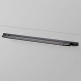 PULL BAR / PLATE / LINEAR / GUN METAL / LARGE