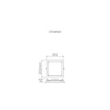 17W | DEEP RECESSED PANEL | WHITE | 3000K