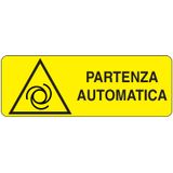 Adhesive for recta. danger sign - 350 x 125 mm