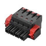 PCB plug-in connector, female plug, 10.16 mm, Number of poles: 5, 180°, PUSH IN with actuator, Clamping range, max. : 16 mm², Box
