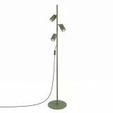 Floor lamp KARBON 3 olive green