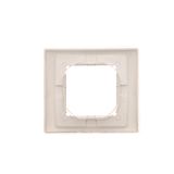 Single socket outlet without earthing, with shutters, module, 16A, quick connection, black matt
