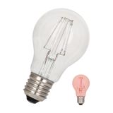 LED Filament A60 E27 240V 4W Red Clear