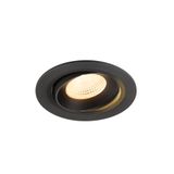 NUMINOS© MOVE L, recessed CL 3000K, 55ø, IP20, round, bl