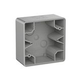 Surface mounted housing 1-gang aluminium