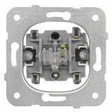 One-gang push button insert illuminated, 1 NO, cage clamps