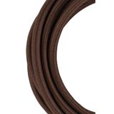 Textile Cable 2C Brown 3m