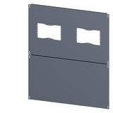 SIVACON, floor, with cut-outs for flanges, IPXX, D: 1000 mm, W: 800 mm