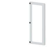 SIVACON door half. left. window. IP55. H: 1800 mm. W: 600 mm. protection class 1