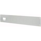 BPZ-FP/S-NZM1X-6/6-1200-MV Front plate multiple mounting NZM1, vertical, HxW=200x1200mm