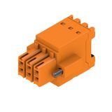 PCB plug-in connector, female plug, 3.50 mm, Number of poles: 6, 180°, PUSH IN with push button, Clamping range, max. : 1.5 mm², Box