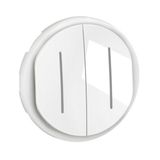 Indicator Cover for Double Switch, Swing or Push - White