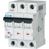 PL6-B13/3 Miniature circuit breaker (MCB), 13 A, 3p, characteristic: B