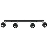 CEILING LAMP OCULARE 4L BLACK GU10 4X40W IP20