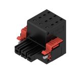 PCB plug-in connector, female plug, 7.62 mm, Number of poles: 3, 180°, PUSH IN with actuator, Tension-clamp connection, Clamping range, max. : 10 mm², Box