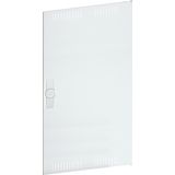 Door, univers, right, slotted, RAL 9010, for enclosure IP3X 950x550mm