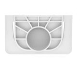Adaptor for vertical add-on, switches, sockets, VISIO IP54