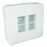 SURFACE MOUNT WORKSTATION 2X4+4X4 MOD WH