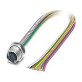 SACC-DSI-M12FS-17CON-M16/0,11 - Device connector, rear mounting
