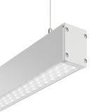 LINEDO single IP54, 40 W, 6100 lm, 830, aluminium, on/off Pendant lumi