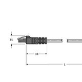 Industrial Ethernet Cable Anschluss Kabelsatz   RJ45S 841-6M