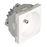 SAF EARTH SOCKET (FRENCH TYPE)-2 MOD WHITE