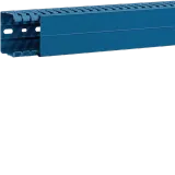 Slotted panel trunking made of PVC BA7A 60x60mm blue
